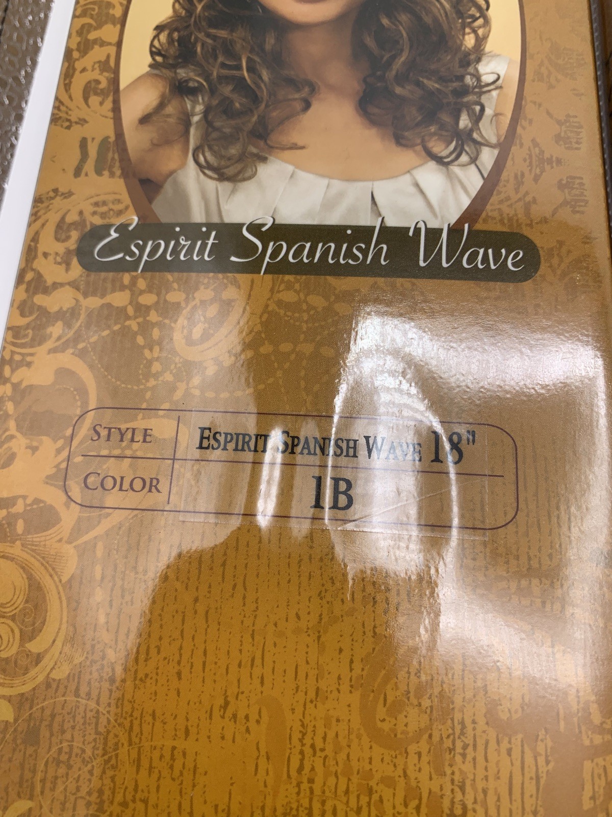 Lot of 5 Bobbi Boss ESPIRIT Spanish Wave 100% Human Hair Extensions #2 #1B