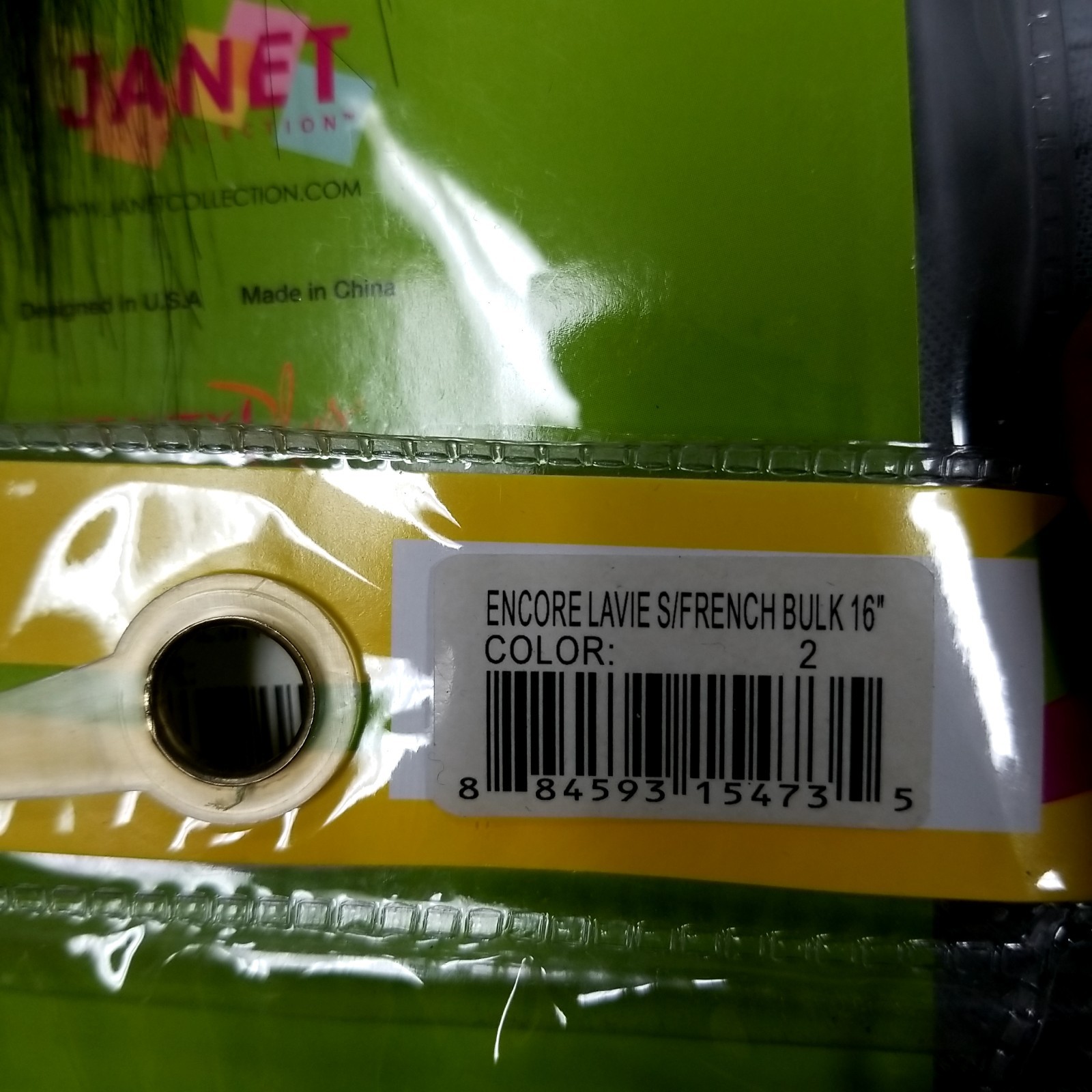 New Janet Collection Encore La Vie Human Hair 16″ Crochet Braid Hair Extension