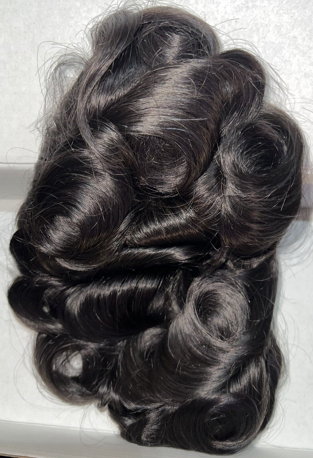 6in Durable Swiss Lace Hair System 110% Density, 8x10in Base Size Natural Black