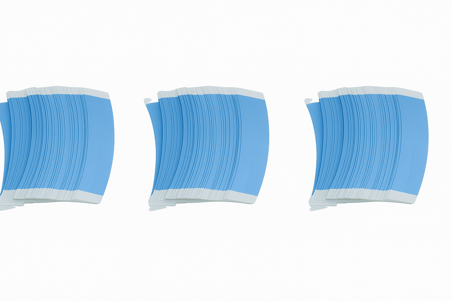 C DOUBLE SIDED TAPE BLUE LINER DULL LACE WIGS-36 PCS x 3 packs total 108 pcs