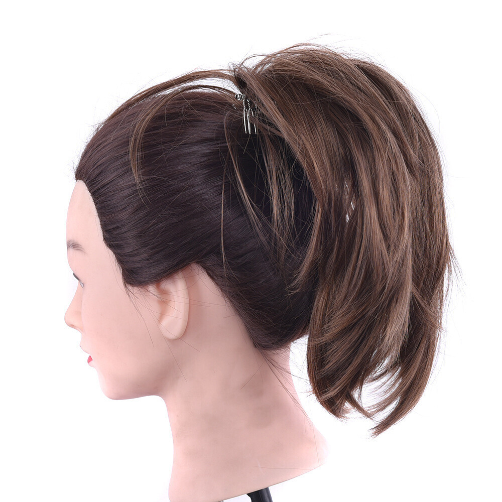 Messy Bun Hairpiece Comb Clip in Ponytails Pony Tail Hair Chignon Updo for Women