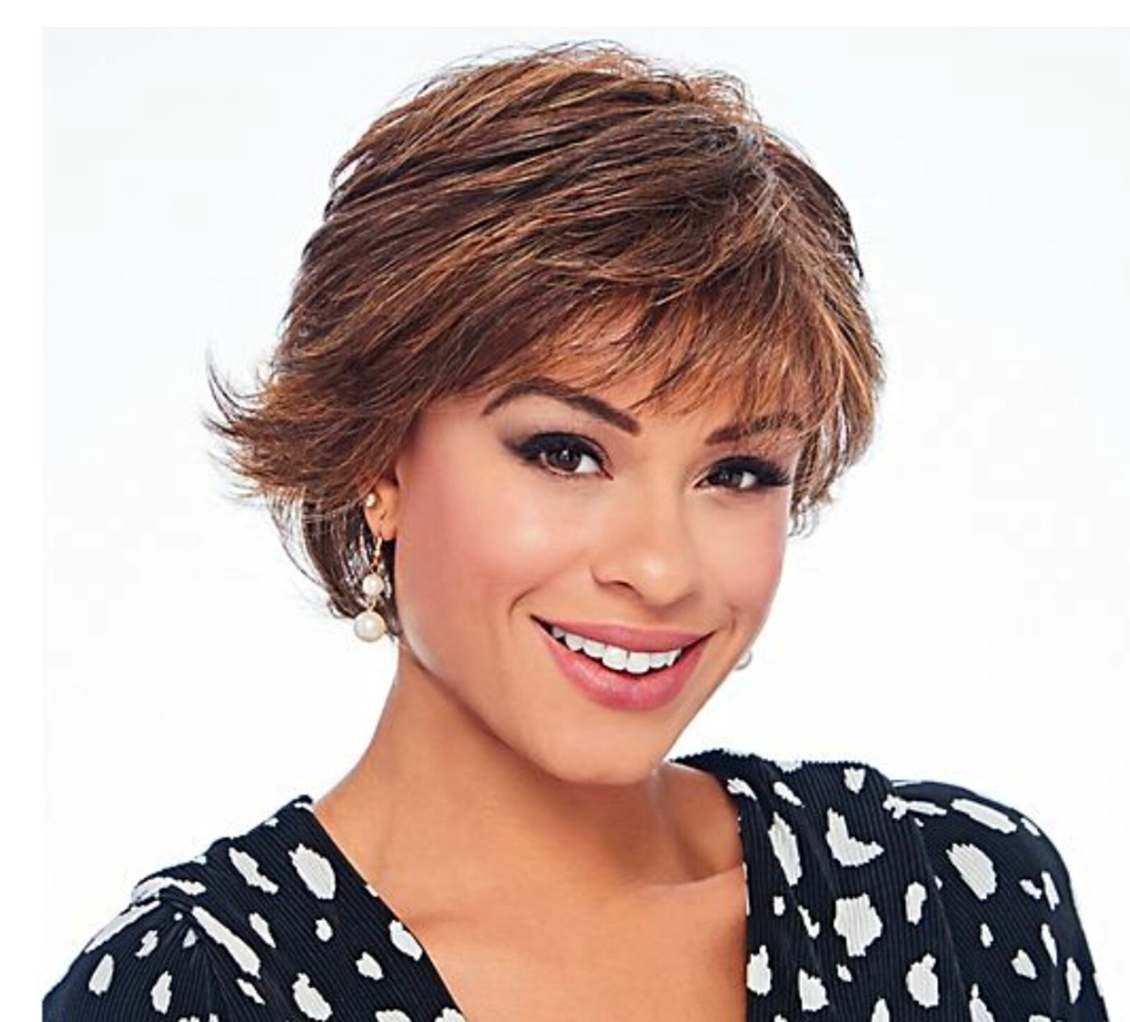 Hairdo Textured Flip Styled Wig – Medium Red Brown