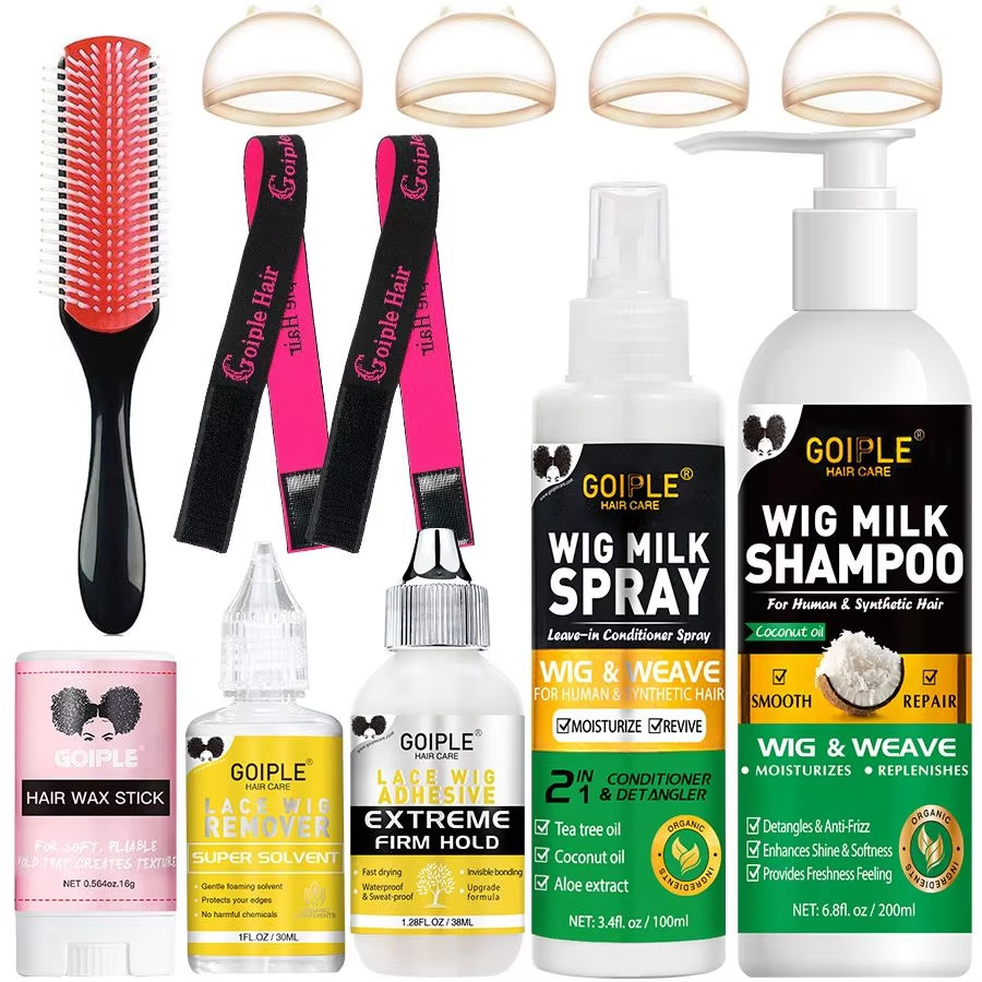 Lace Melting Spray and Wig Milk Spray Kit Waterproof Lace Glue Remover Extreme H