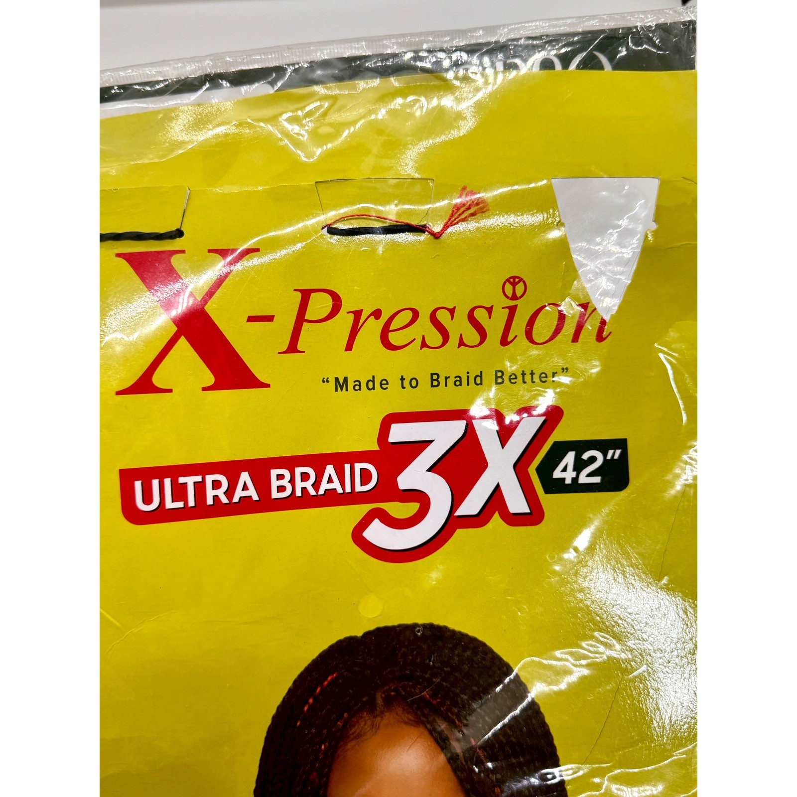 Outre X-Pression Ultra Braid 3X Pre-Stretched Braiding Hair 42 Inch Black 1
