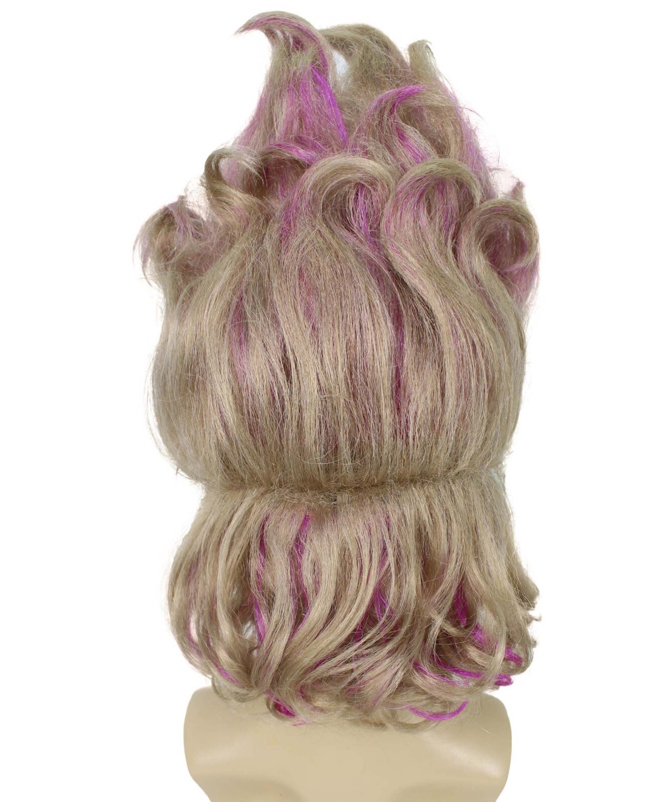 HPO Adult Men’s Anime Sea Witch Brown Updo Wig, Perfect for Halloween, HM-1665