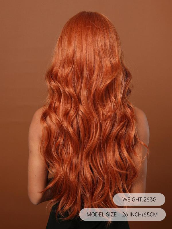 Long Curly Wavy Wigs for Women,26 Inch Natural Gorgeous Easy To Wear Fluffy Wigs