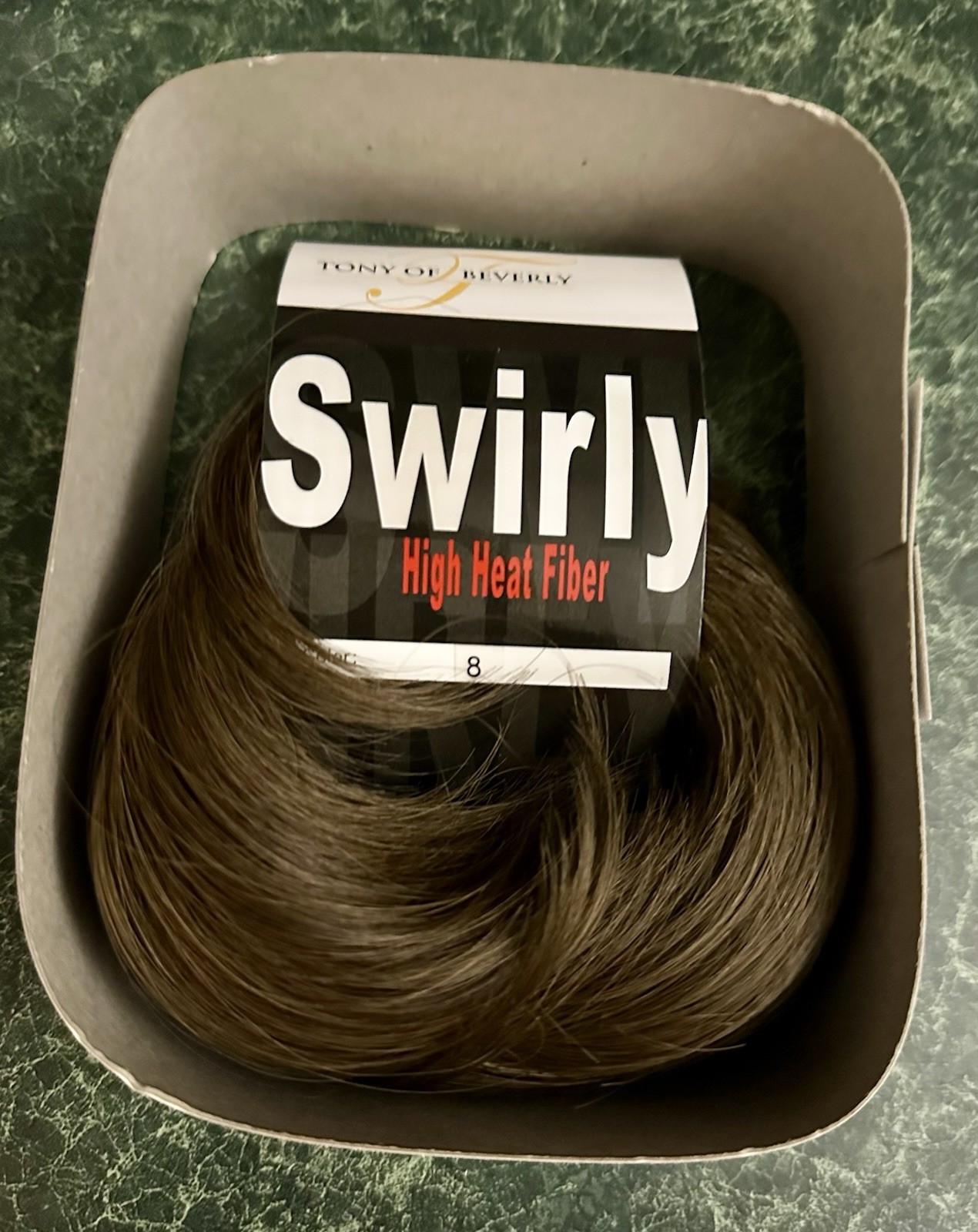 Tony of Beverly Hills Swirly Salon Quality Hairpiece NWT Color 8