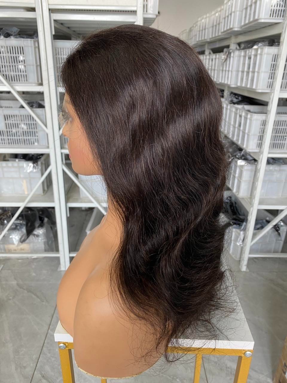 Hot Selling! 100% Human Hair 18inch Body Wave 13×4 HD Lace Frontal Wig