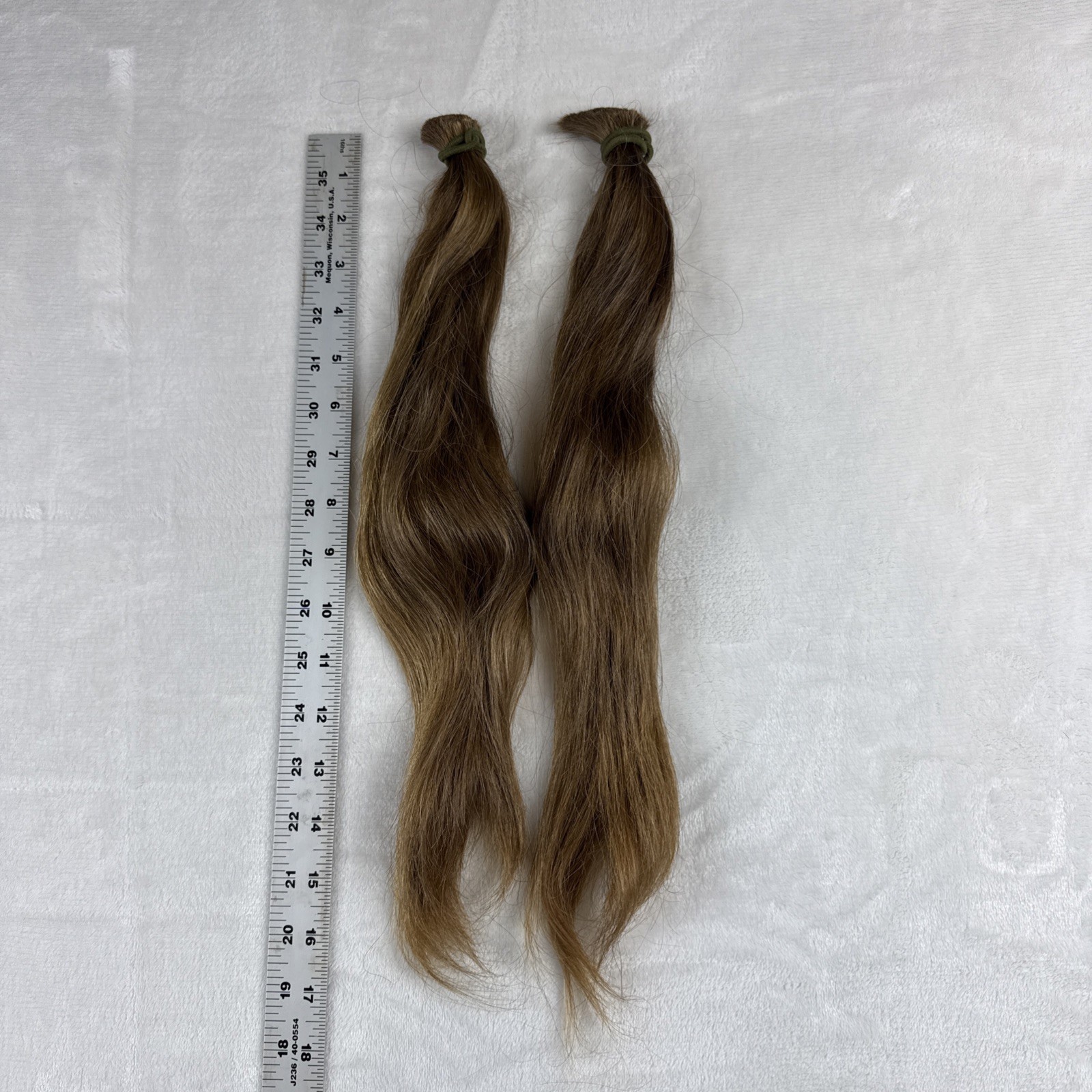 Human Hair Ponytail Haircut, Female – 16″ Dirty Blonde 3.7 ounces