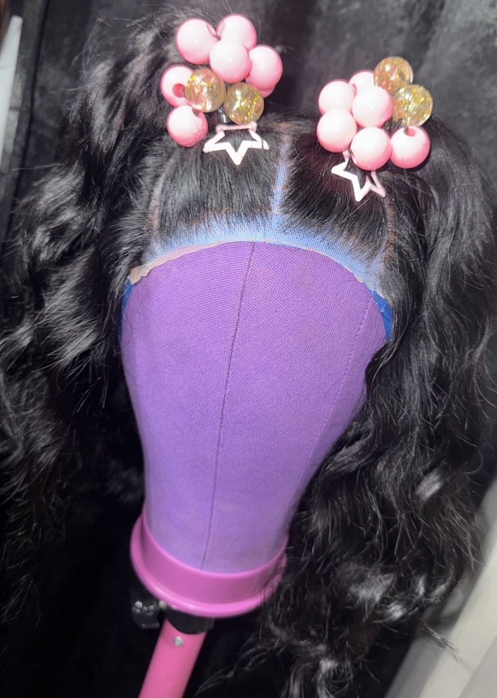 18” Custom Styled Pony Wig | 5×5 Glueless | 100% Human Hair | Statement Look