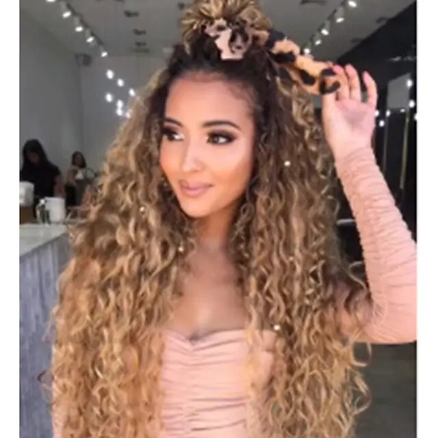 Synthetic Wig Afro Curly Asymmetrical Machine Made Wig Very Long A1 Synthetic