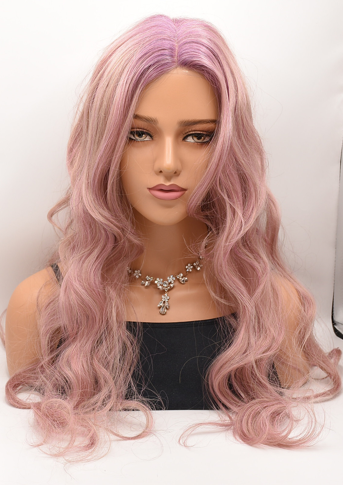 LAVENDAR FROSE Wig by HAIRDO, Lavendar/Rose Wig! Lace Front, Center Mono Part