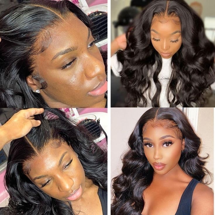 13X6 12″ HD Lace Frontal Body Wave Ultra-Thin 12A Brazilian Virgin Human Hair