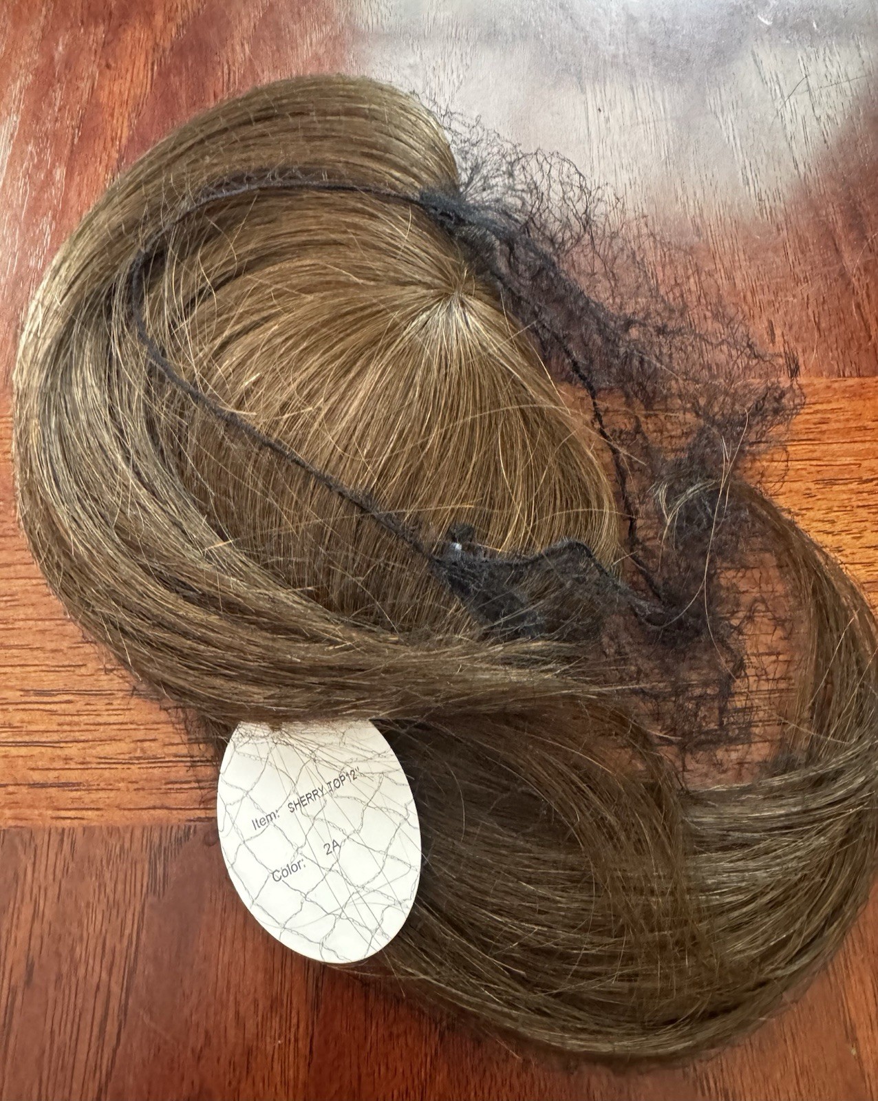 The Hair Shop Sherry Top 12” Human Hair Topper Clip In Brown 2A NEW
