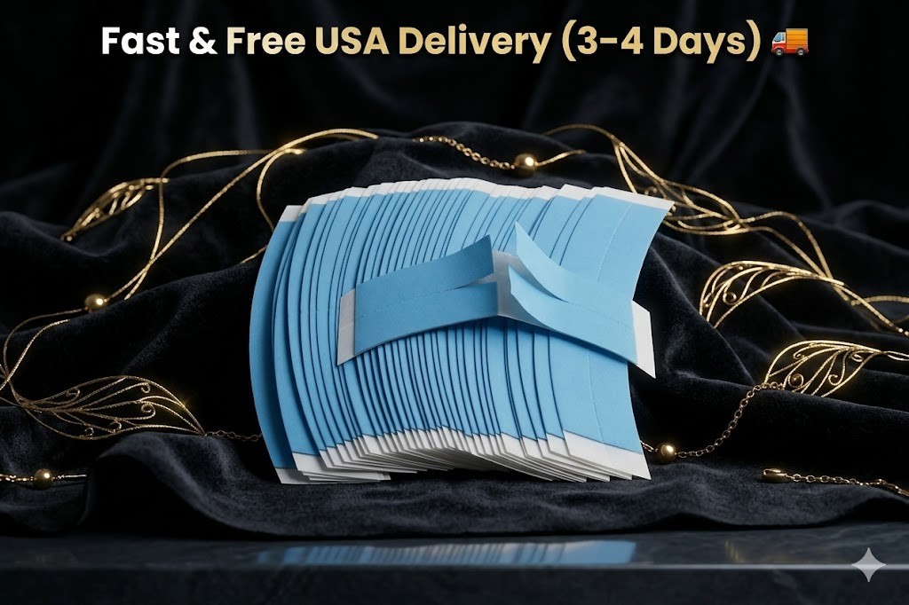 36 Pcs Lace Front Tape for Wigs, Waterproof Double Sided Strong Adhesive Wig