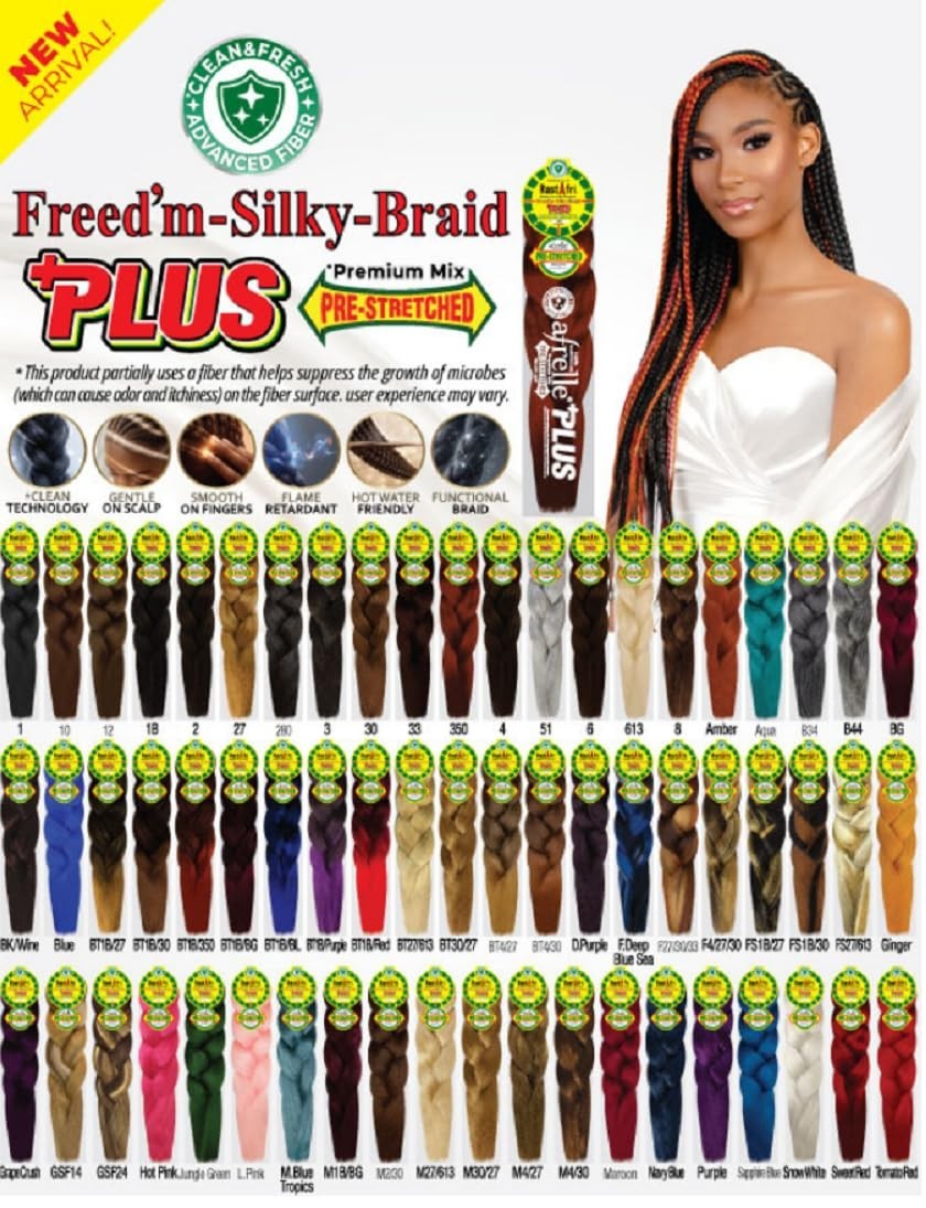 Lightweight Synthetic Braiding Hair – 24 Inch Soft Texture for Easy Installation