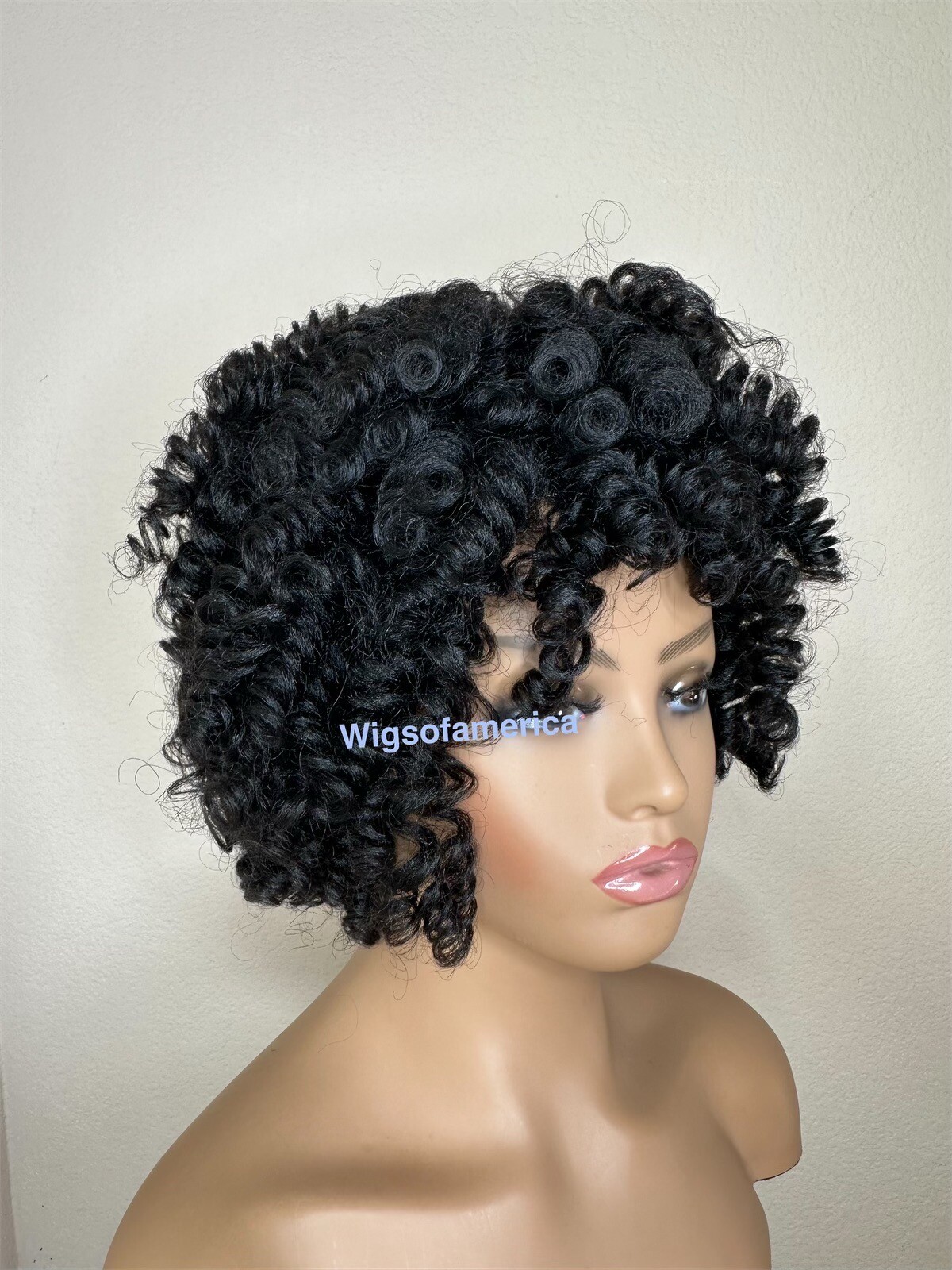 African American Wig afro Black Color