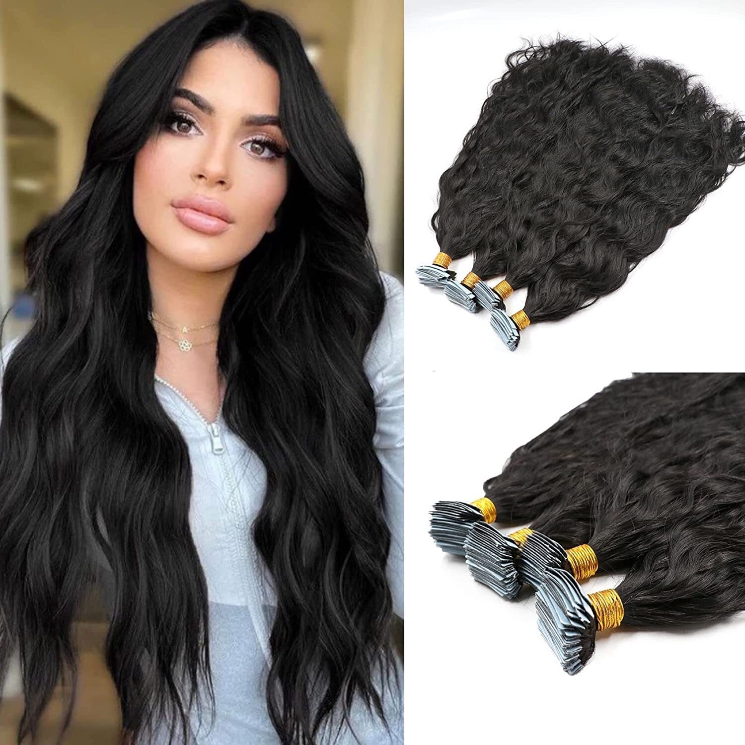 Natural Wavy Tape In Human Hair Extension Skin Weft Tape Hair #2 Brown 100g 40pc