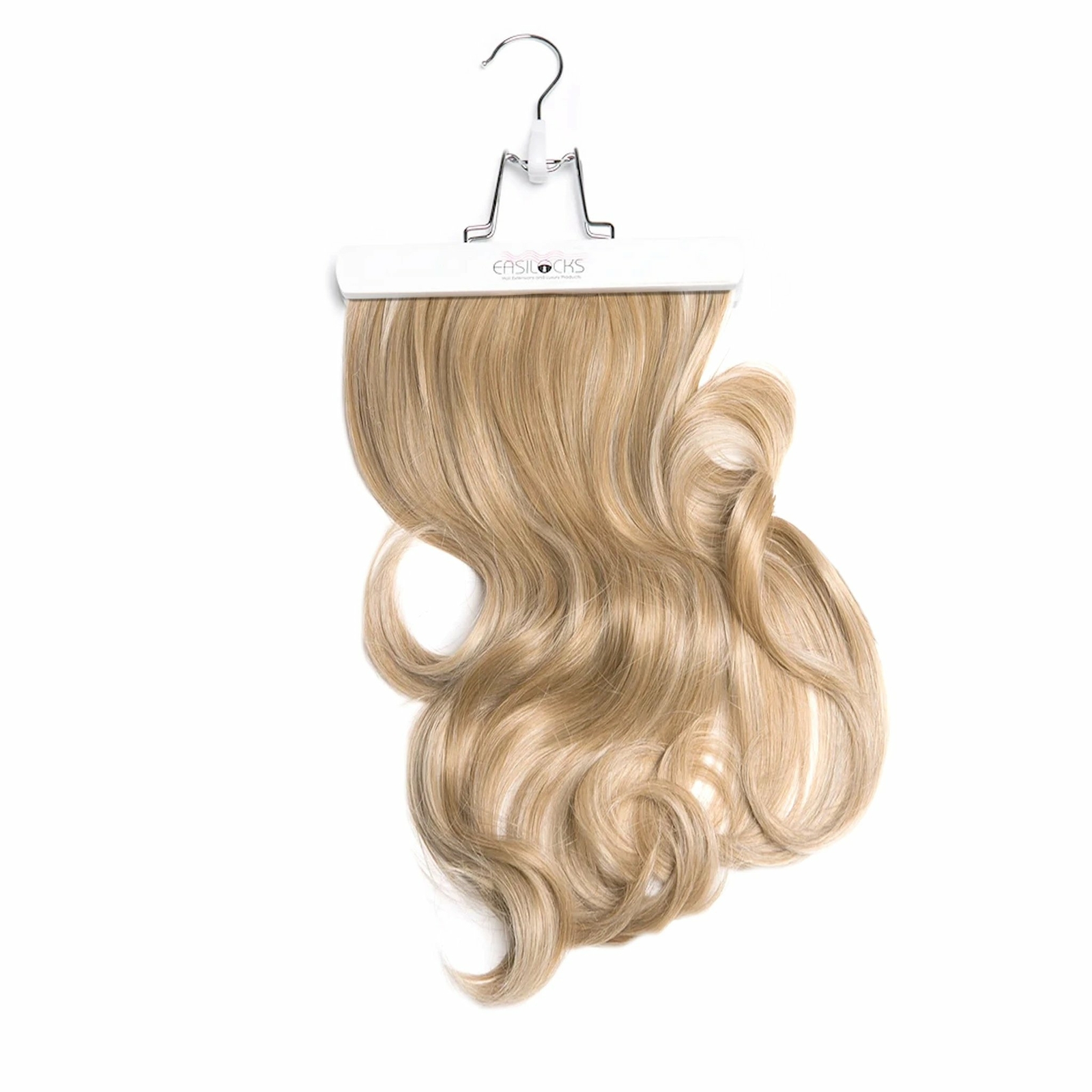 EASILOCKS Megan’s Bouncy Blow 2-in1 Revolutionary Hair Extensions 14″ Ash Blonde