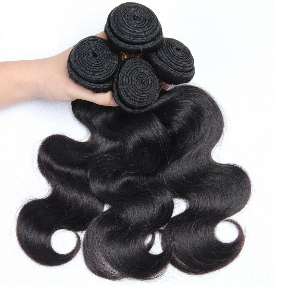 Unprocessed Virgin Remy Human Hair Weave Sew In Body Wave 1 or 3 Bundles 100g/B