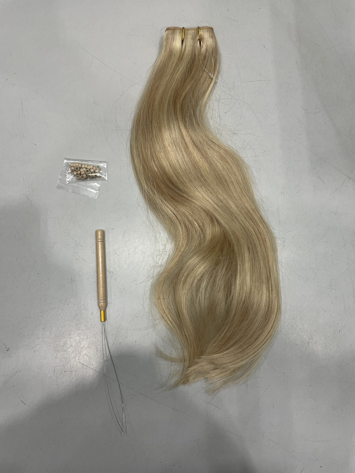 Wennalife Light Blonde Genius Sew In Weft Human Hair Extensions 18″