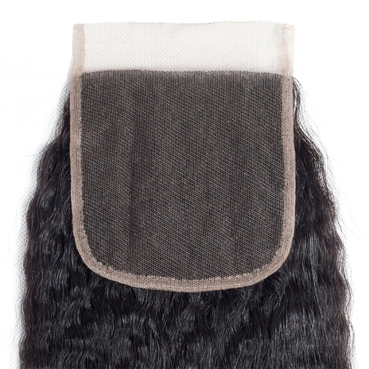 Mootaful 5X5 Transparent Hd Lace Closure Human Hair Kinky Straight Virgin Human