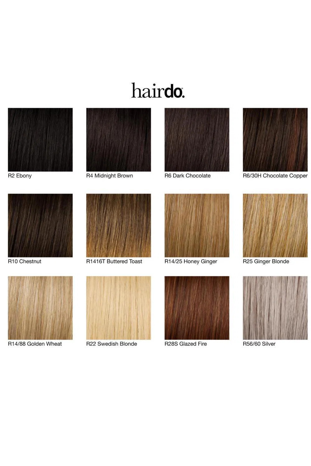 Hairdo 12in Grand Extension 3/4 Cap Clip-in Extension Swedish Blonde