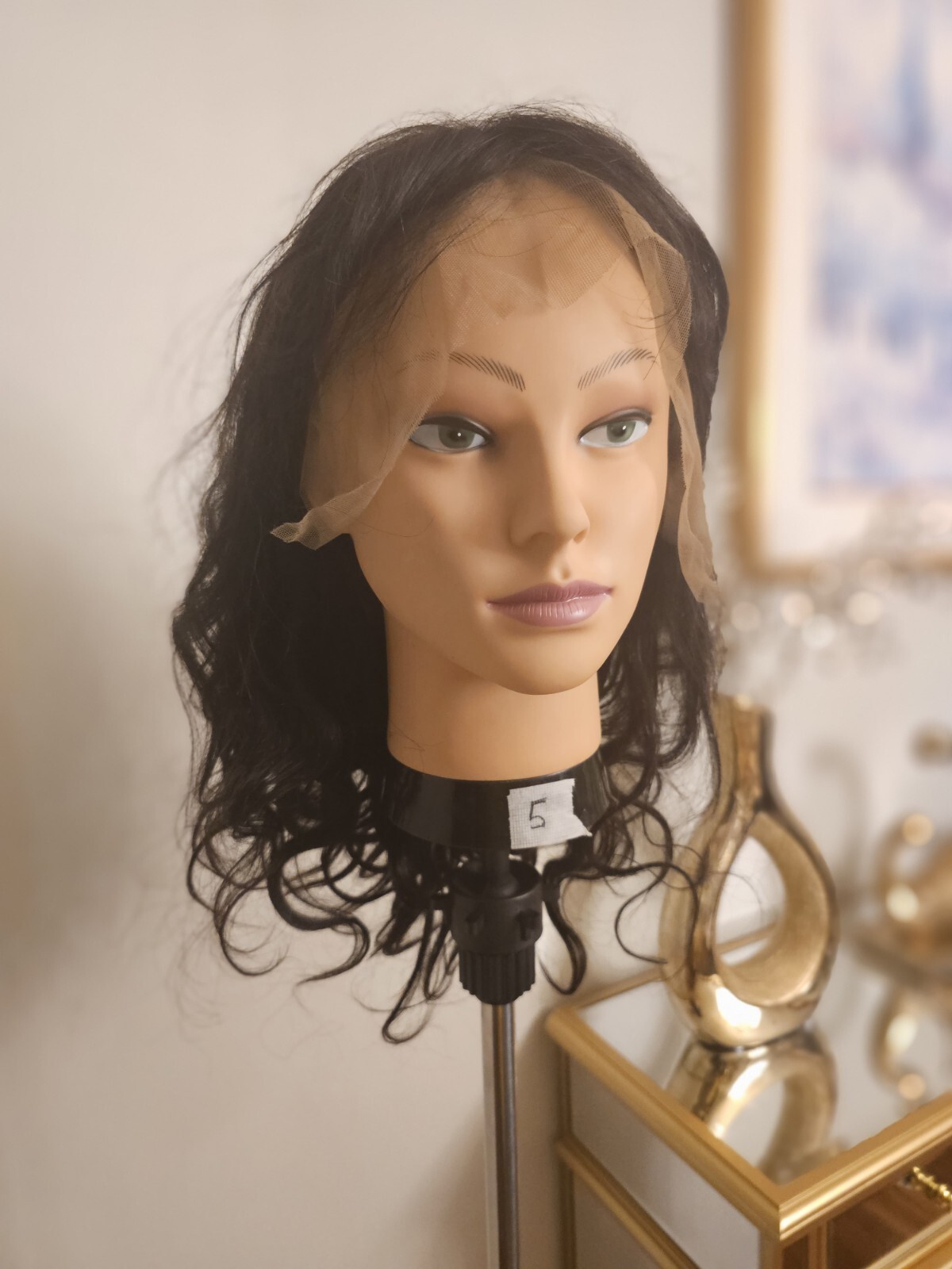 High Quality regular Top 18 to 20″ straight 100% Virgin Human Hair Lace Wig