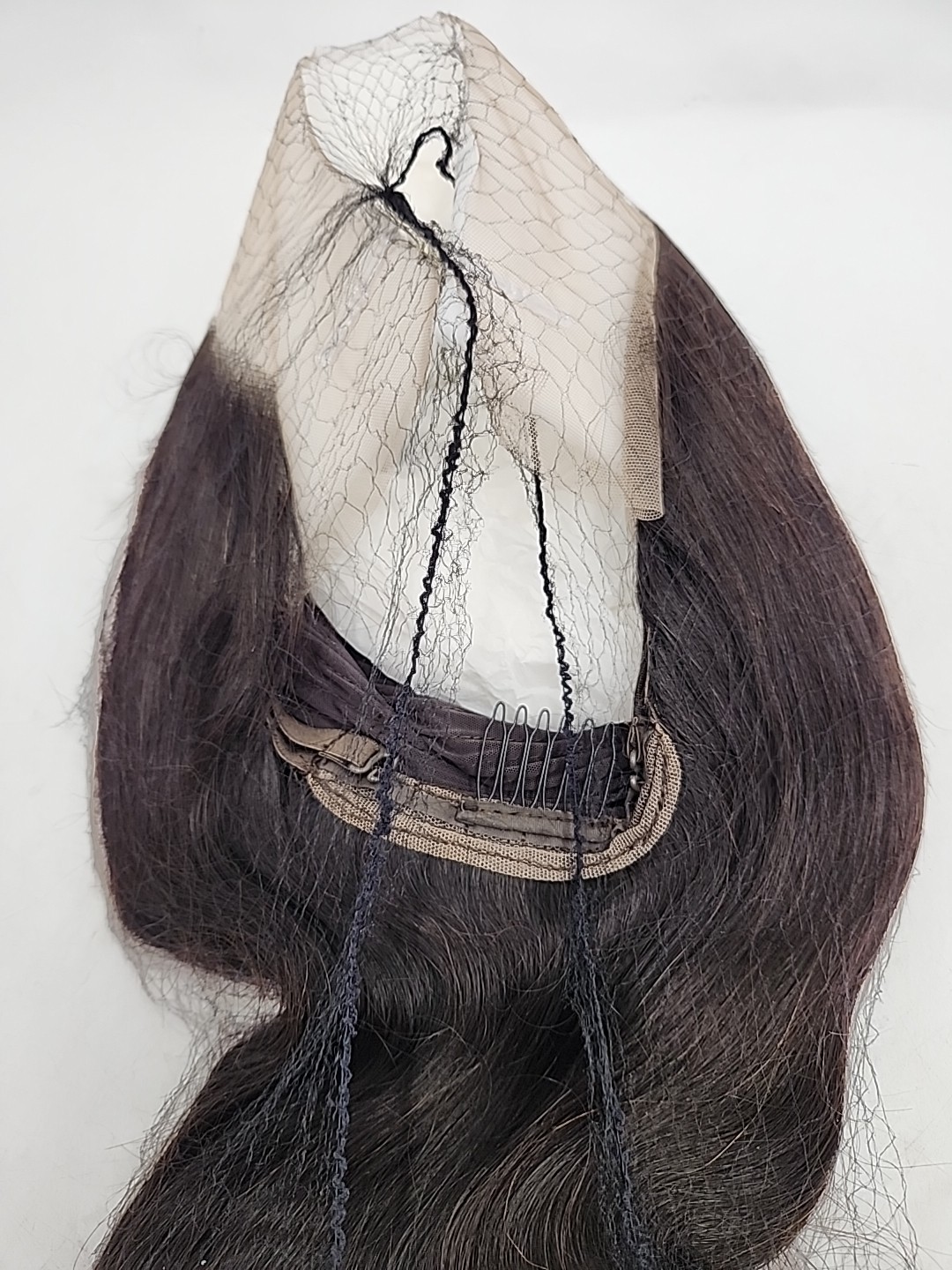 NEW Iwish 13×6 Lace Front 100% Human Hair Wig. 28 inch. Black