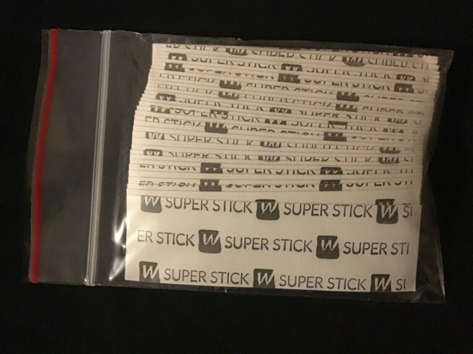 Walker Tape Super Stick Tape-108 Strips 1″ x 3″St. Wig Adhesive Tape 108 Pc/Bag.