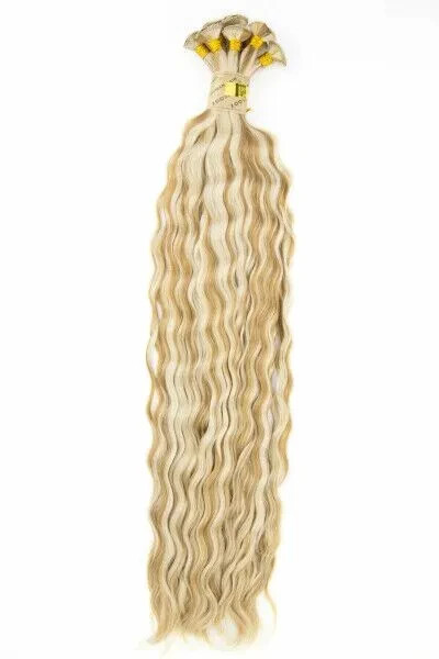 Bohyme Deep Wave Hand Tied Weft Remy Human Hair 18″ Color H18/BL22