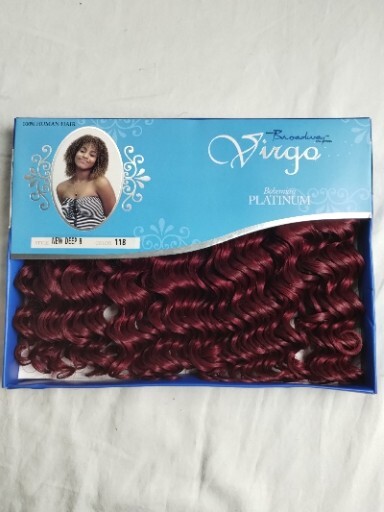 Broadway Virgo Bohemian Platinum Ed. 100% Human Hair Extension New Deep 8 118