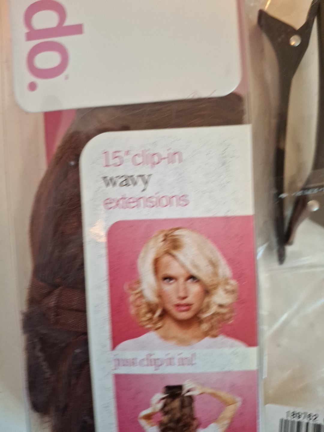 Hair Do Clip On Jessica Simpson Auburn Copper 15″ Wavy Hair Extension Ken Pavès