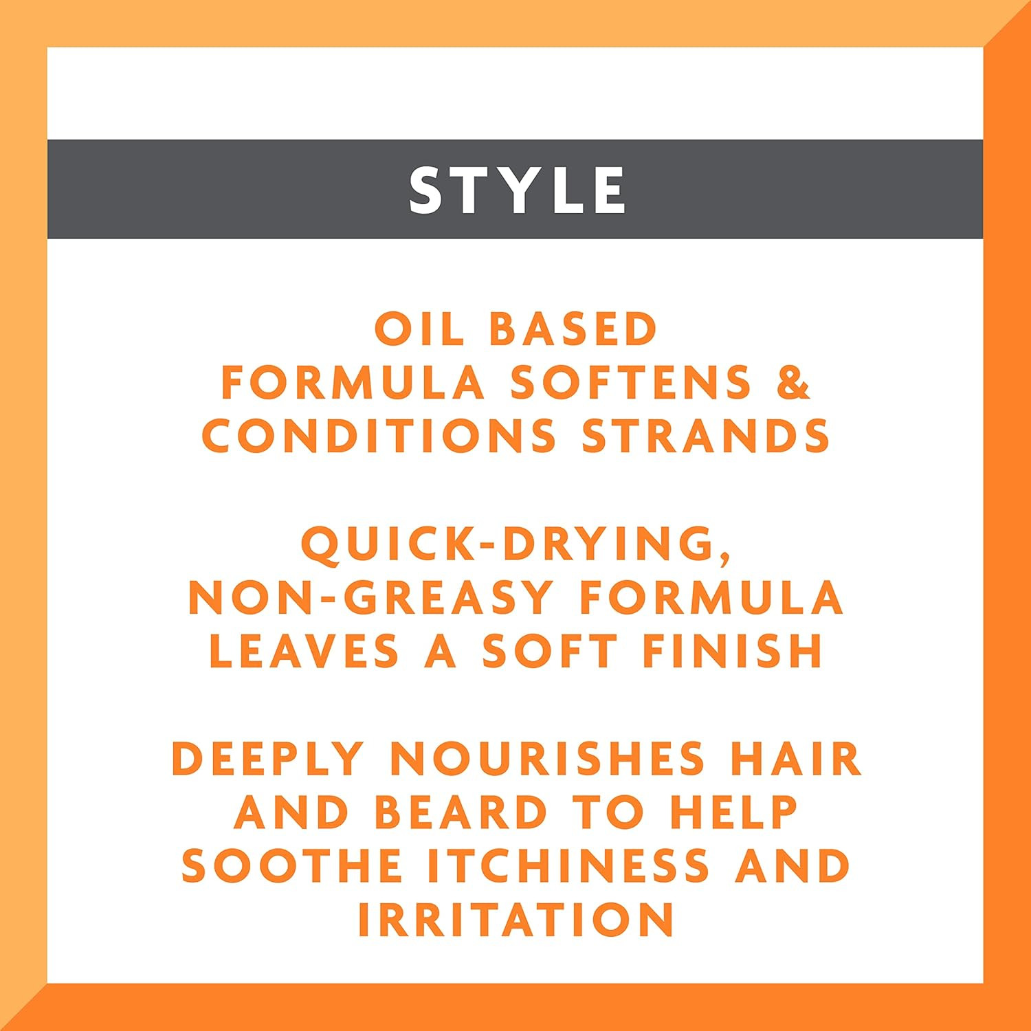 for Men Hair & Beard Oil, 3.4 Fl Oz