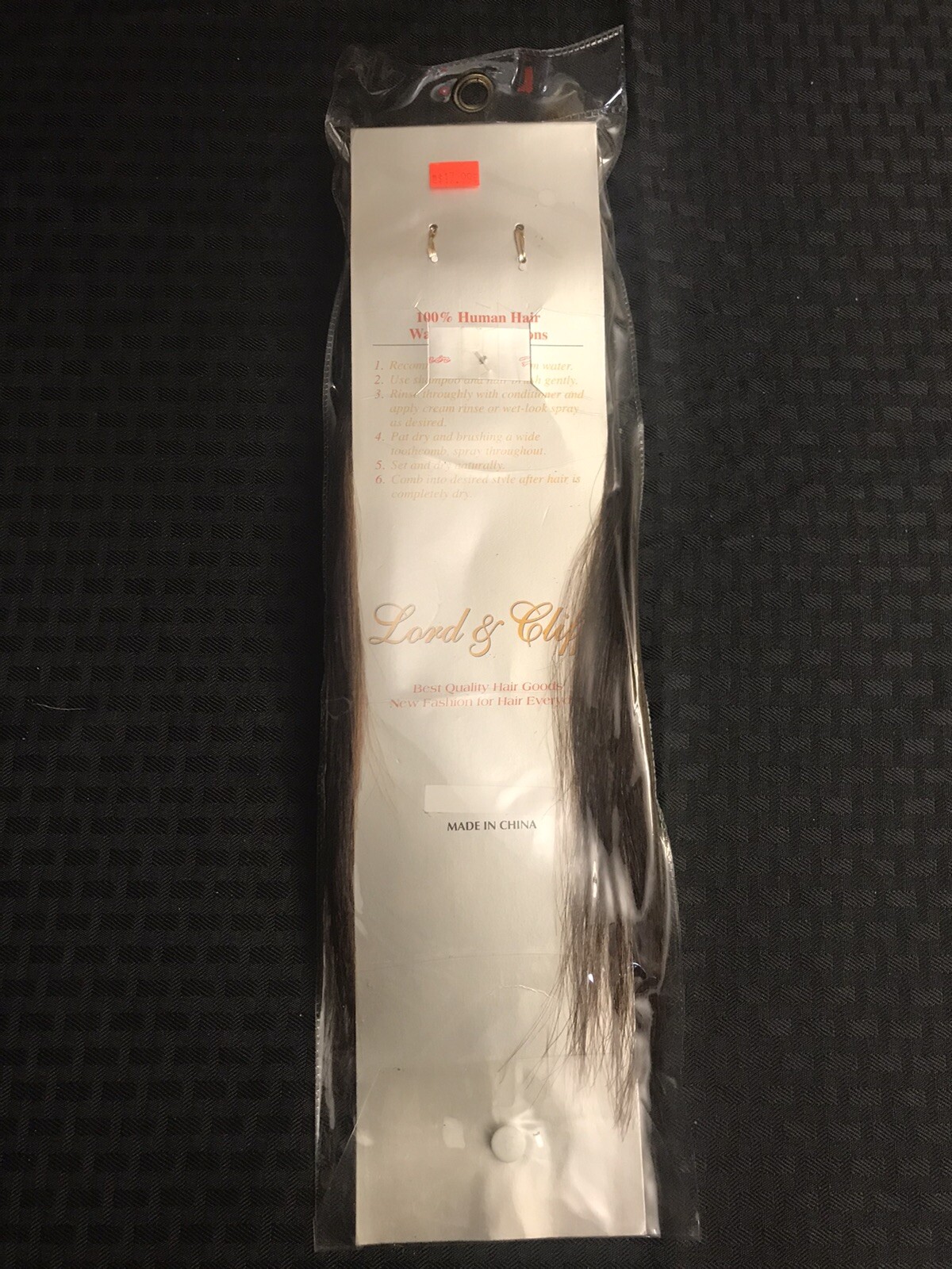 Lot of 10 Lord & Cliff 100% Human Hair Extension HOT Yaky 10”inch Color:4
