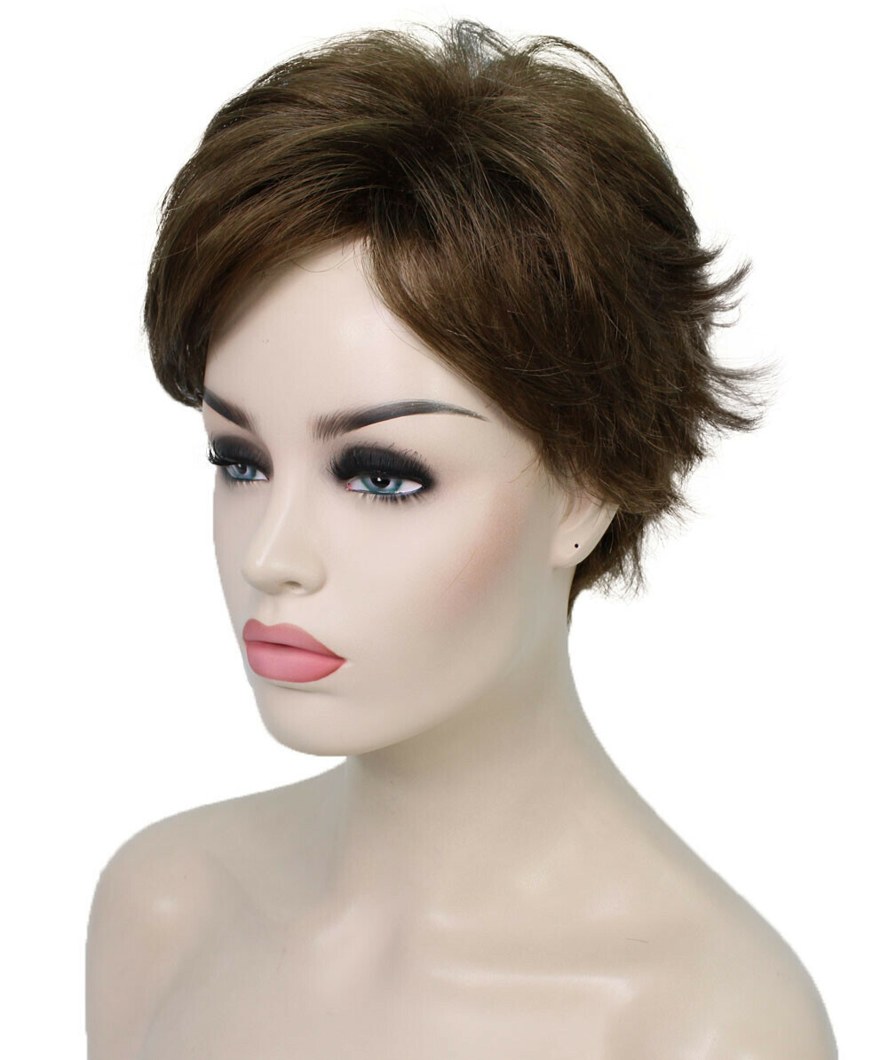 Dorothy – Straight Kanekalon Synthetic Fiber Full Wig, 2-4.5 in, Light Brown