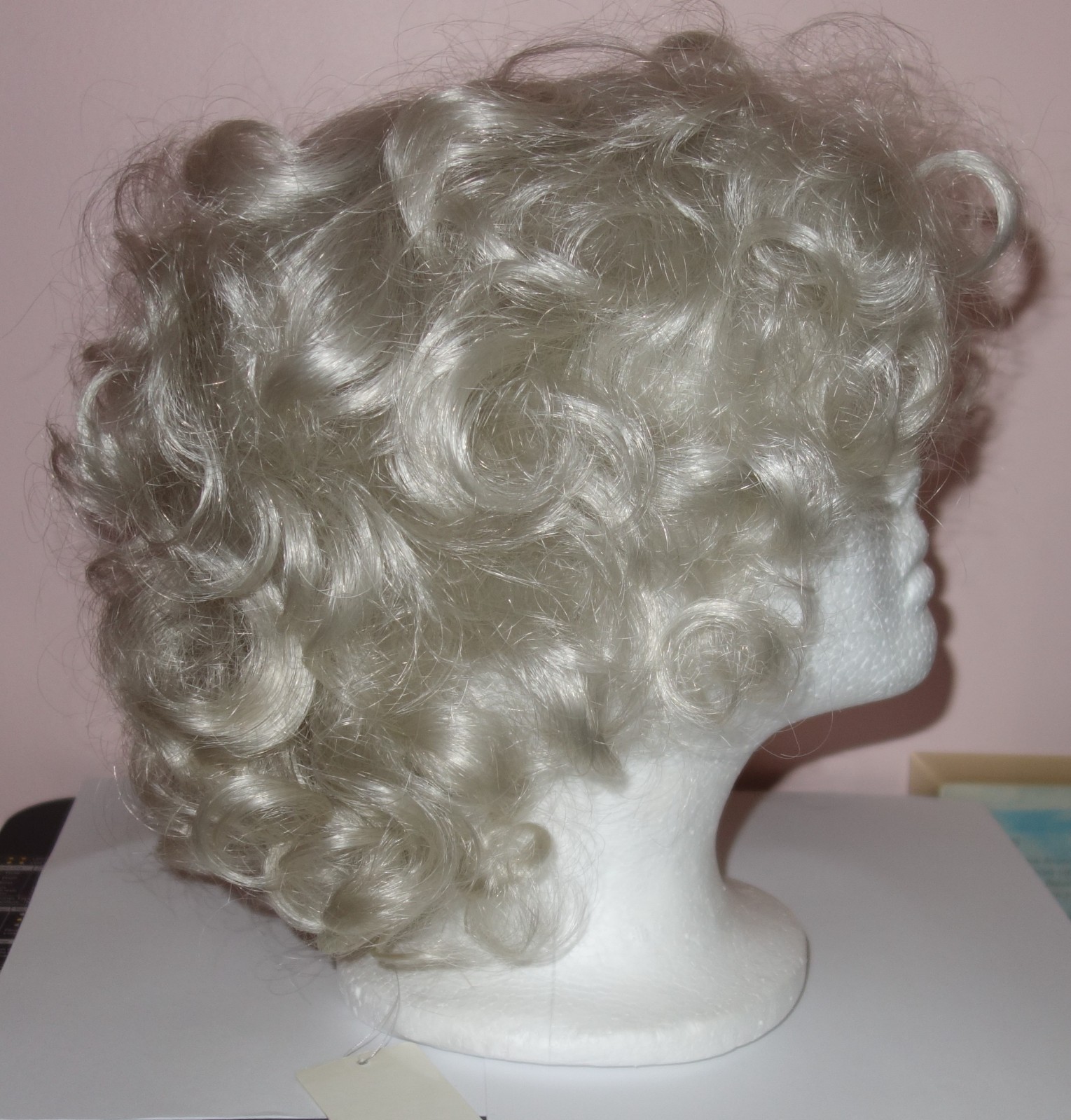 Envy Kenya Lace Front Cap Curly Wig – Color #60 White – NWT #2
