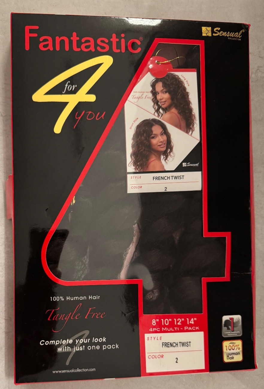 SENSUAL FANTASTIC 4 FRENCH TWIST 8”10”12”14” #2