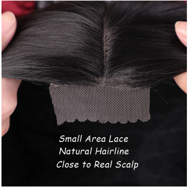 Chemical fiber wig wig Women’s short curly head cover front lace wig hair cover