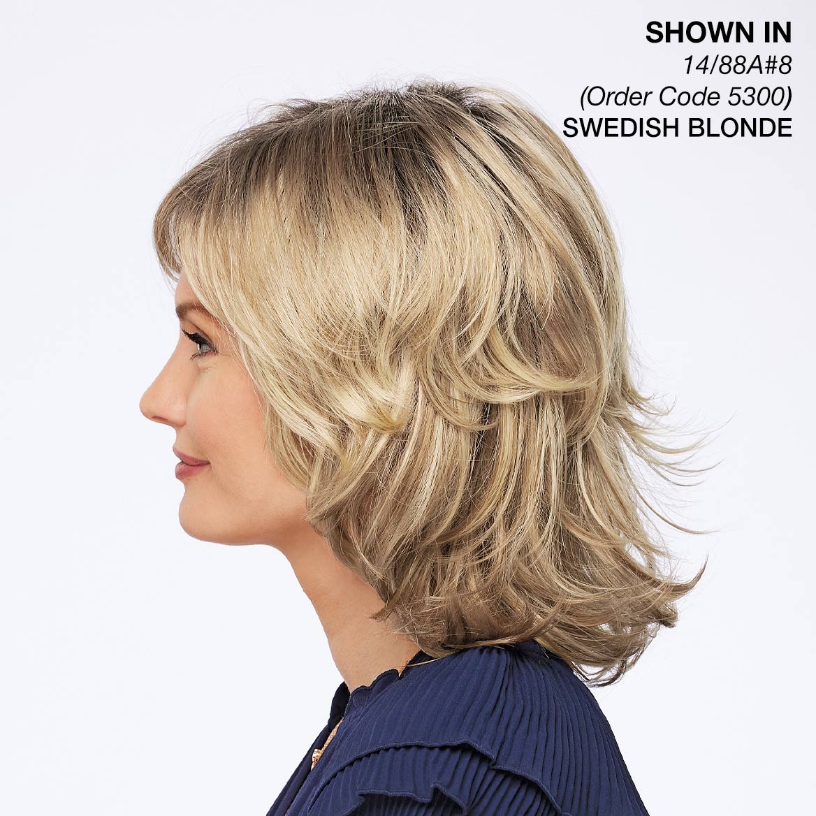 Rooted Euro Collection WhisperLite® Meadow Wig, Swedish Blonde, Average