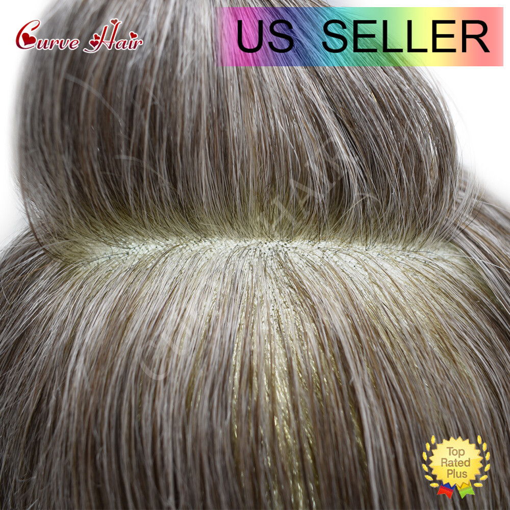 Mens Human Hair Replacement system French Lace Toupee Hair Piece Men Wig Units