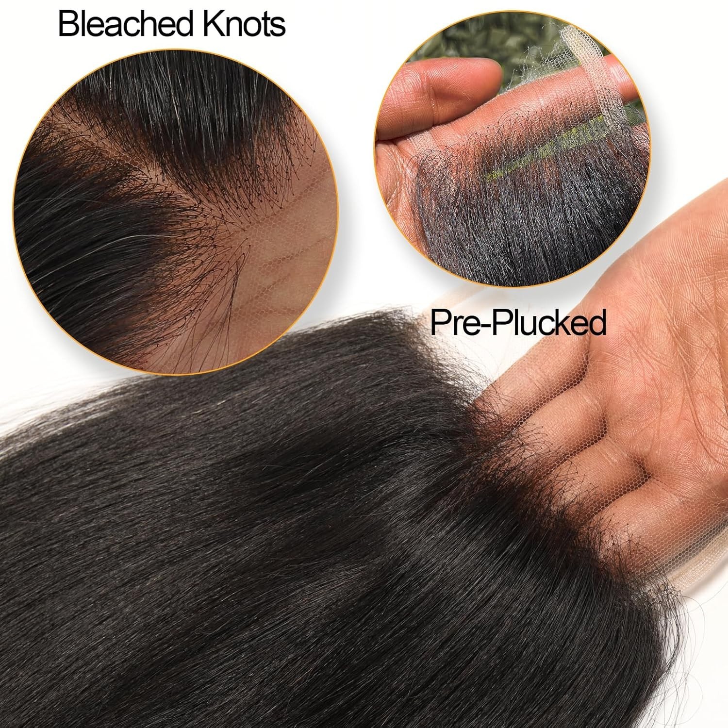 Yaki Straight 13×4 SKINLIKE Real HD Lace Frontal 0.10mm 20 In #1B Natural Black