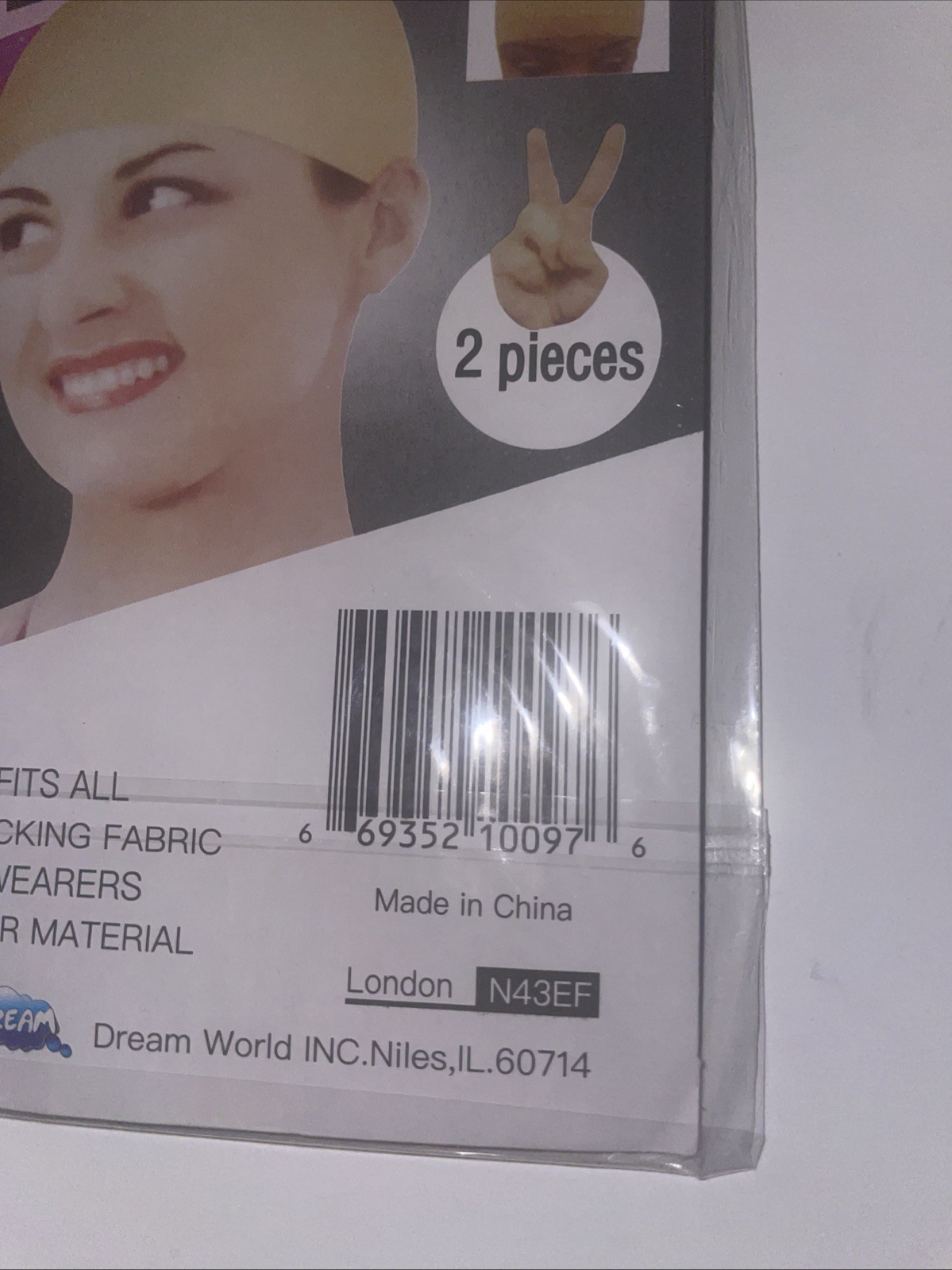 Nylon, Light Tan Wig Cap (2 Pack) 0097 N/A 5 Sets Total Of 10 Wig Caps
