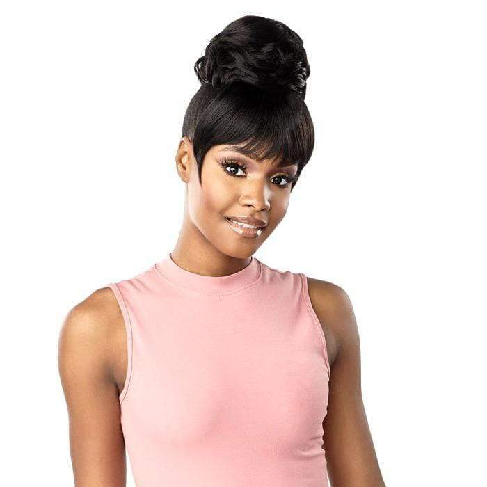 SENSATIONNEL SYNTHETIC HAIR INSTANT BUN WITH BANG – ILA