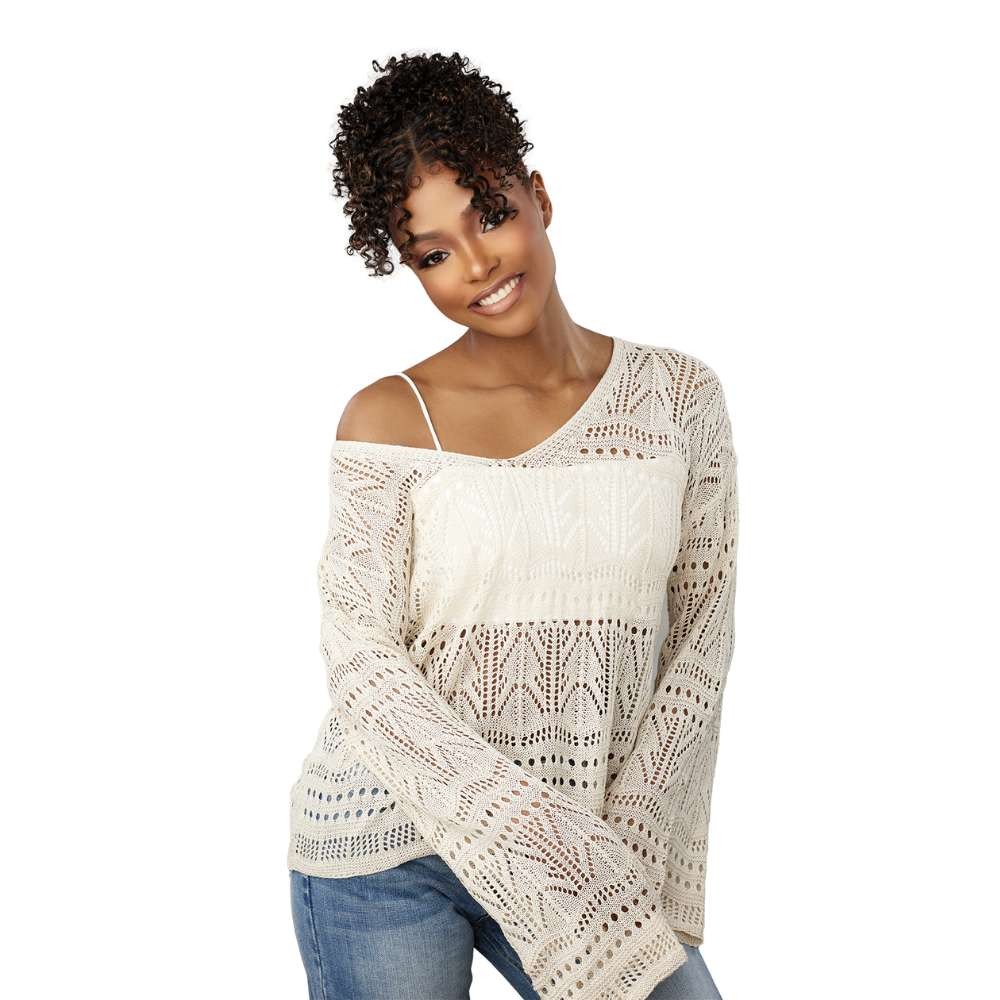 Sensationnel Lulu Bun Drawstring Cap – Updo Unit 5 (HD Lace Parting)
