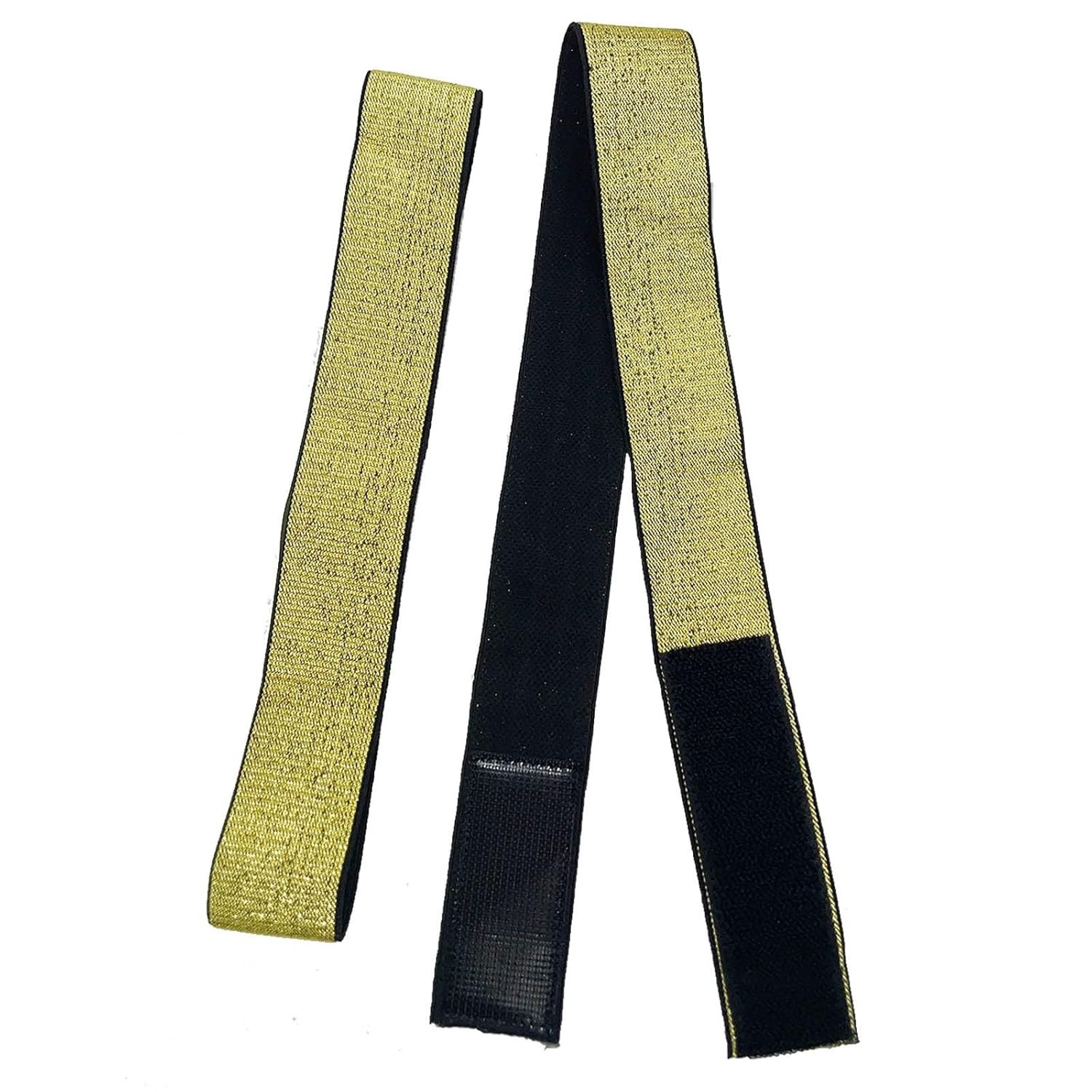 2 Pcs Elastic Gold Lace Melting Bands – Wig Band for (Pack of 2)