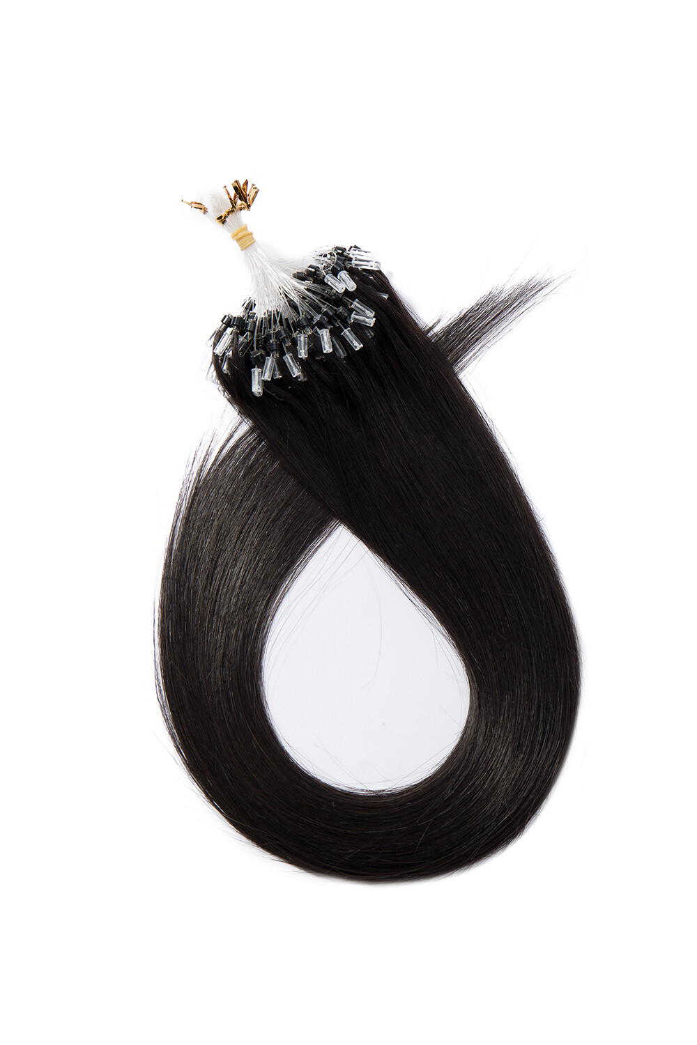 Micro Ring Human Hair Extensions Microlink Loop Beads 100% Remy Hair Highlight