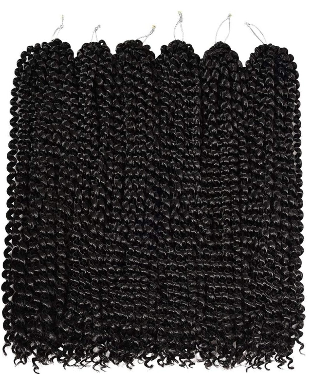 Relena Hair Extentions Passion Twist Hair 18″ 6 Pk Water Wave Crochet Hair #2
