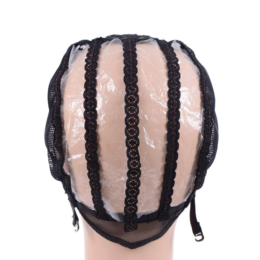 2 pcs/lot Wig Caps for Making Wigs with Elastic Band on the Back Easy Weaving Wi