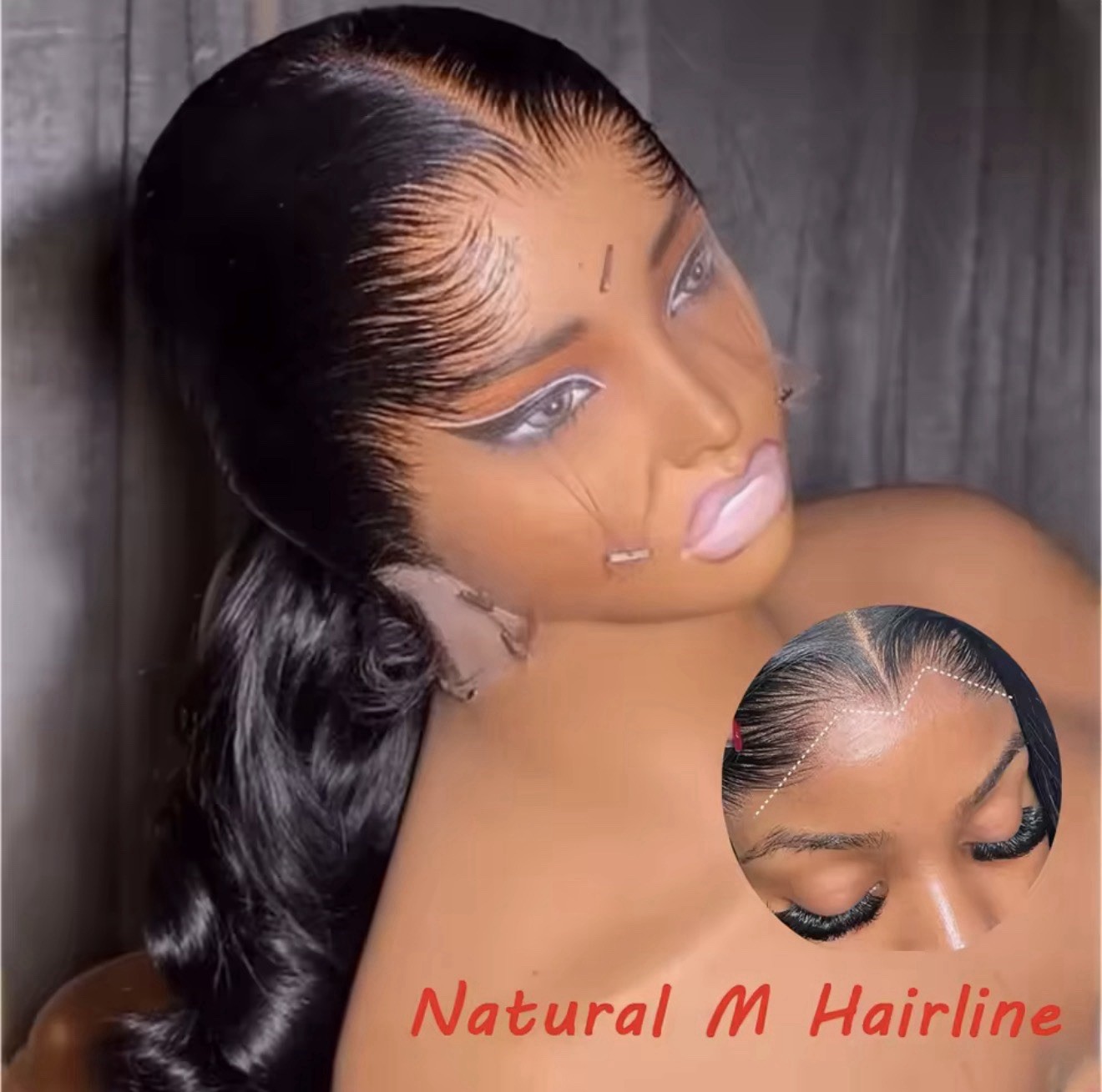 20 inches Hairline Silky Bone Straight 13×4 HD Lace Frontal Wig Lagos Hairline